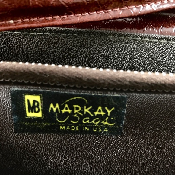 ❌SOLD❌ 1950s faux snakeskin purse / clutch - Picture 6 of 8